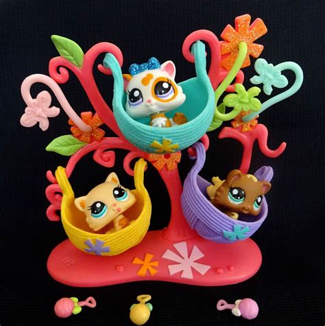 Littlest Pet Shop 2326 2327 2328 Kitten Cat Baby Petriplets LPS Toy HASBRO Set | Lps toys, Lps ...