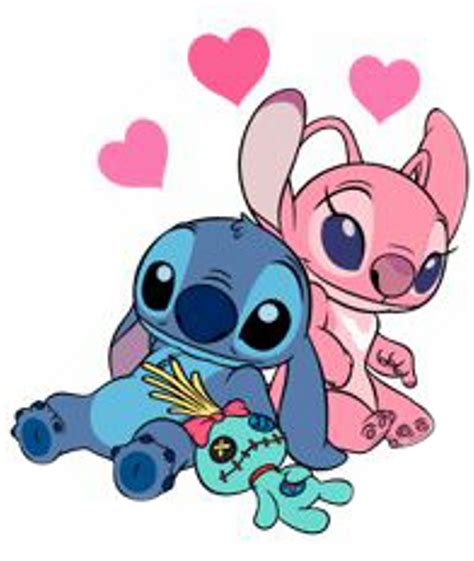 Stitch And Angel Png - PNG Image Collection