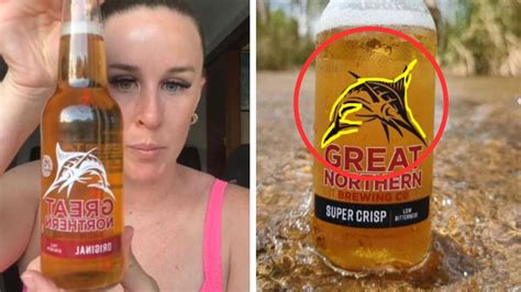 Australian mum Paige Bush goes viral with TikTok analysing Great Northern beer logo | Herald Sun