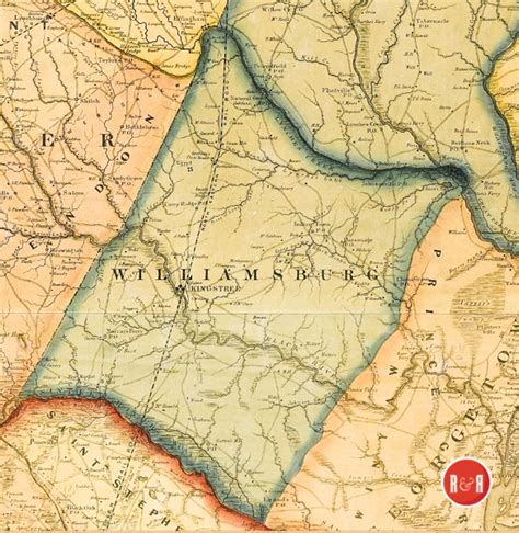 COLTON'S 1854 MAP OF WILLIAMSBURG COUNTY - Williamsburg County