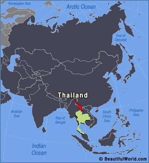 Map of Thailand - Facts & Information - Beautiful World Travel Guide