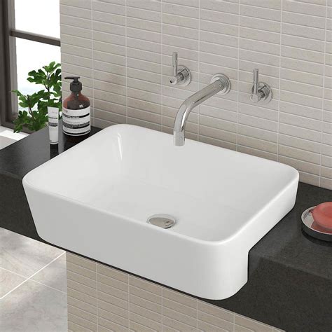 Bathroom Sinks - Undermount, Pedestal & More: Large Countertop Bathroom ...