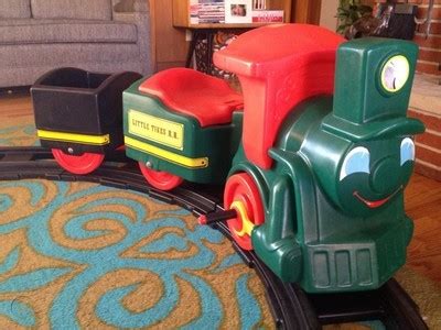 1980s Vintage Little Tikes Ride-on Train & Track NEW BATTERY Works Great | #369107167