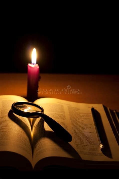 Holy Bible and Candle stock image. Image of christian - 17600093