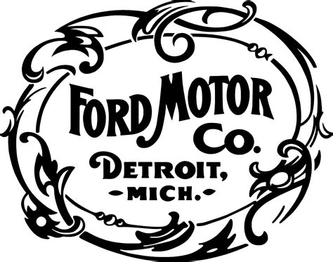 Ford 1903 Redrawn Historic Vintage Logo for Rear Window - Etsy UK