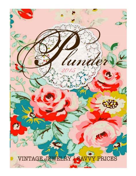 Plunder Design Spring Catalog 2015 www.PlunderDesign.com/Krystal