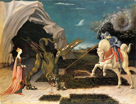 St. George and the Dragon, c.1470 - Paolo Uccello - WikiArt.org