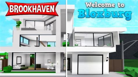 Building a BROOKHAVEN House on Bloxburg! - YouTube