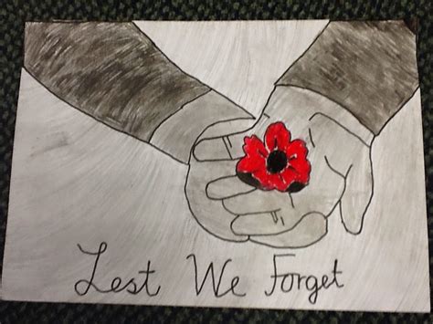 Lichtenstein Class: Remembrance Day Art