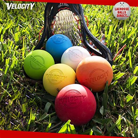 Velocity Lacrosse Balls – Official Sized NFHS, SEI, and NCAA Approved - Meets NOCSAE Standard ...