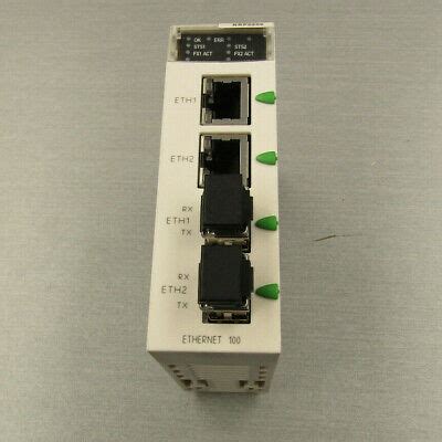 Schneider BMXNRP0200 Fiber Converter MM/LC 2CH 100M 3595864024455 | eBay