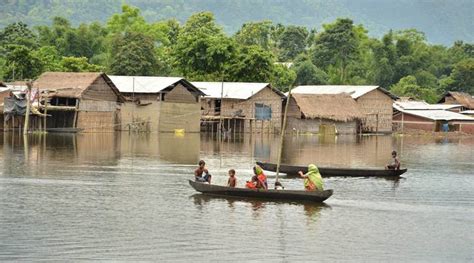 Assam floods: 90,000 affected, Brahmaputra above danger mark | India ...