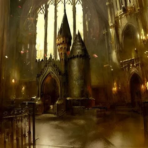 hogwarts castle interior painting by jeremy mann | Stable Diffusion | OpenArt