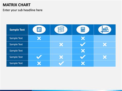 Matrix Chart PowerPoint and Google Slides Template - PPT Slides