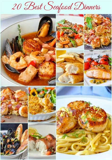 Best Seafood Dinner Recipes. Comfort food to indulgent seafood feasts!