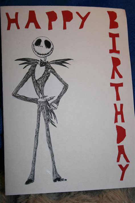 Jack Skellington Birthday Card by spazzy-poptart on DeviantArt