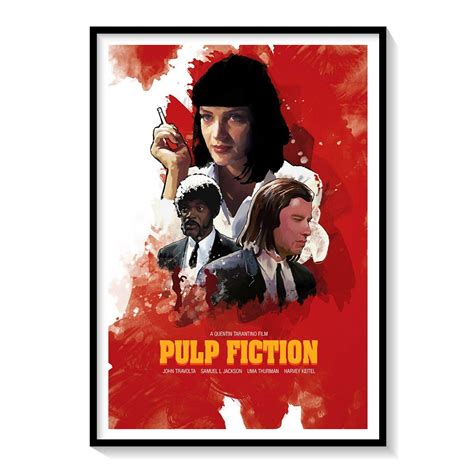 Pulp Fiction (1994) Movie Poster: Buy Hollywood & Famous Movie Posters – Dessine Art