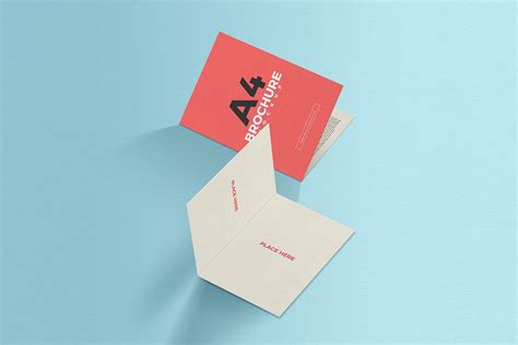 A4 Folded Brochure Mockup | Brochure mockup free, Brochure mockup psd, Flyer mockup