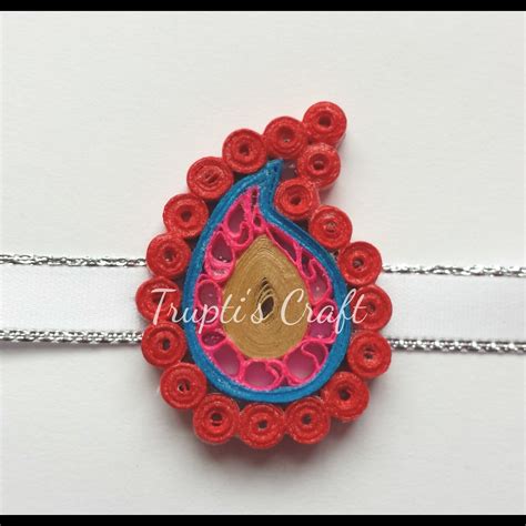 Trupti's Craft: Paper Quilling Rakhi