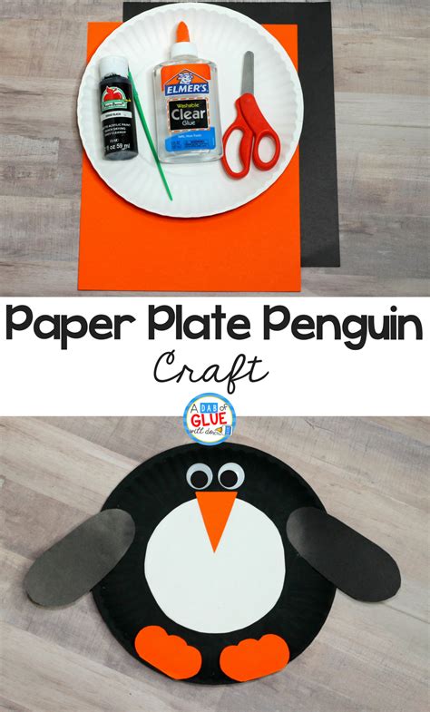 Penguin Paper Plate Craft How To Make A Paper Plate Penguin Craft For ...