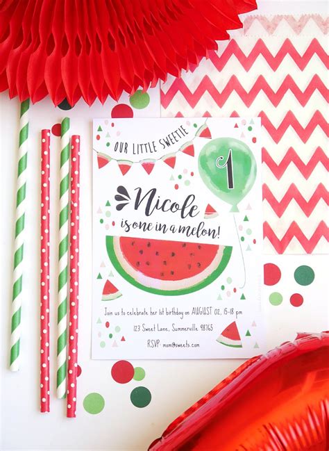 Watermelon Birthday Party Ideas - Party Ideas | Party Printables Blog