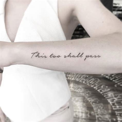 This Too Shall Pass Tattoo On Foot Deals | emergencydentistry.com