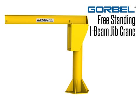 Gorbel I-Beam Jib Cranes: Freestanding, Wall Mounted, Bracket & Mast Type