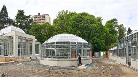 Botanischer Garten Gießen: Bau der Gewächshäuser liegt voll im Zeitplan | Gießen