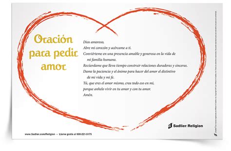 Tarjeta de oración: Oración para pedir amor | Descarga | Sadlier Religion