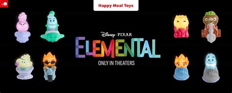 "Elemental" Happy Meal Toys Now Available at McDonald’s - LaughingPlace.com