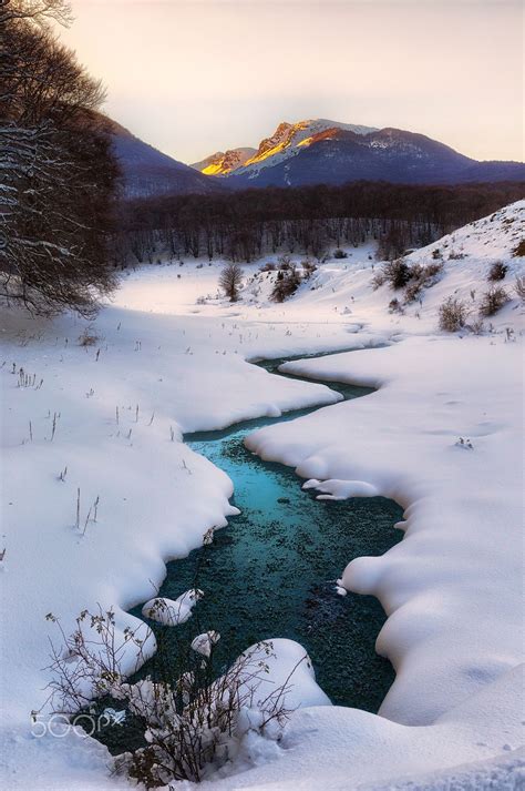 Scenic view of a river in winter | Scenic photography nature, Winter ...