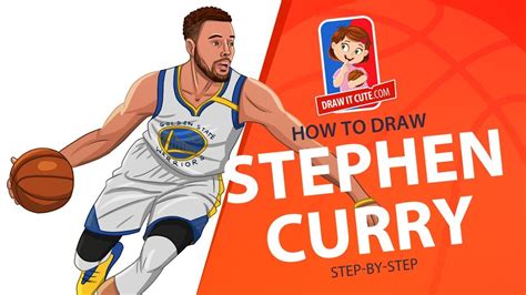 How to draw Stephen Curry | NBA step-by-step guide - YouTube