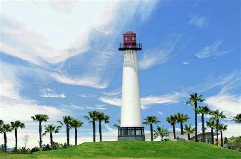 Lighthouse-Long Beach California Photograph by William Reagan