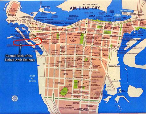 Maps Of Abu Dhabi, United Arab Emirates - Free Printable Maps