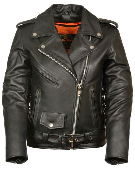 Milwaukee Leather Women's Full Length Side Lace Leather Motorcycle ...