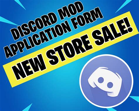 Discord Mod Application Form - Etsy