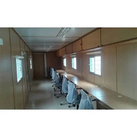 Steel Modular Portable Office Containers Interior at Rs 800/square feet in Hyderabad