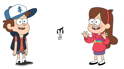 Dipper and Mabel Pines by Amidnarasu on DeviantArt