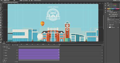 Amazing Timeline Animation Photoshop Roadmap Free Powerpoint Template