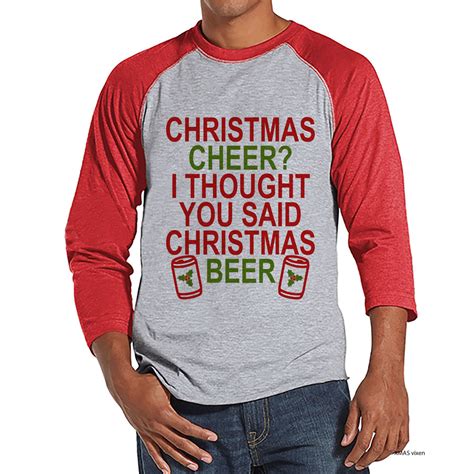 Men's Christmas Shirt - Christmas Beer Shirt - Funny Christmas Present – 7 ate 9 Apparel