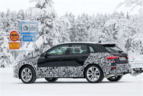 Winter Has Come for the 2023 Audi A3 Allroad Jacked-Up Hatchback ...