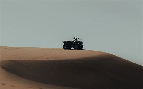 Download wallpaper 1280x800 atv, desert, sand, hill, dunes widescreen ...