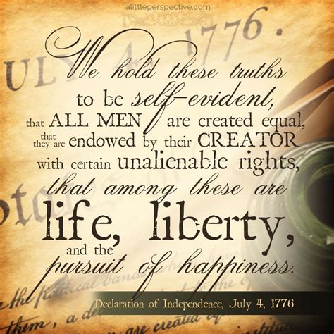 Declaration Of Independence Quotes And Meanings / Interesting ...