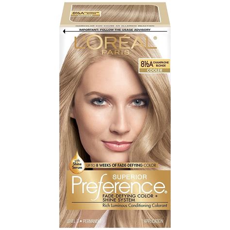 L'Oreal Paris Superior Preference Permanent Hair Color, 8.5A Champagne ...