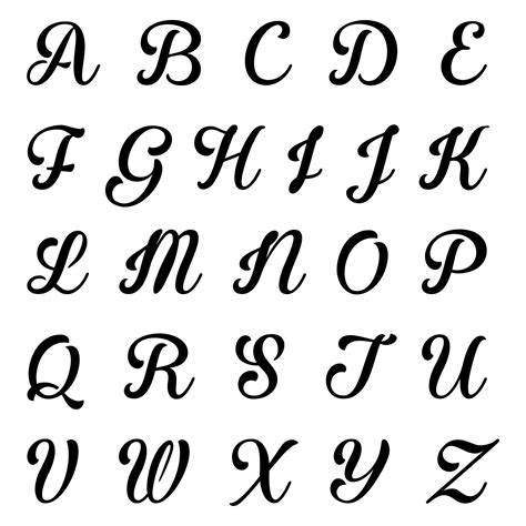 Free Printable Fancy Letter Stencils | Free printable letter stencils, Letter stencils to print ...