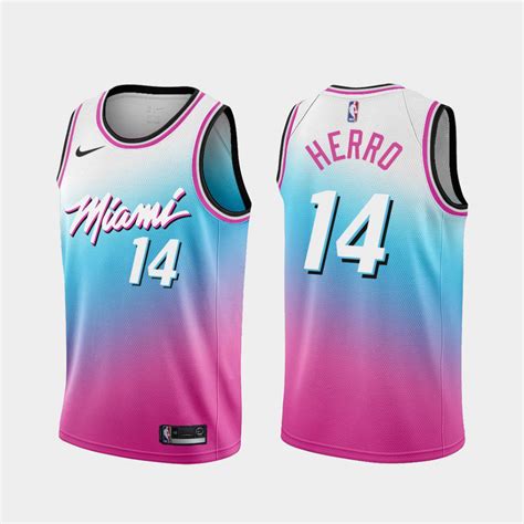 Miami Heat 2020-21 City Edition Vice Blue Pink Jersey : r/heat