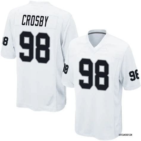 Youth Maxx Crosby Las Vegas Raiders Jersey - White Game