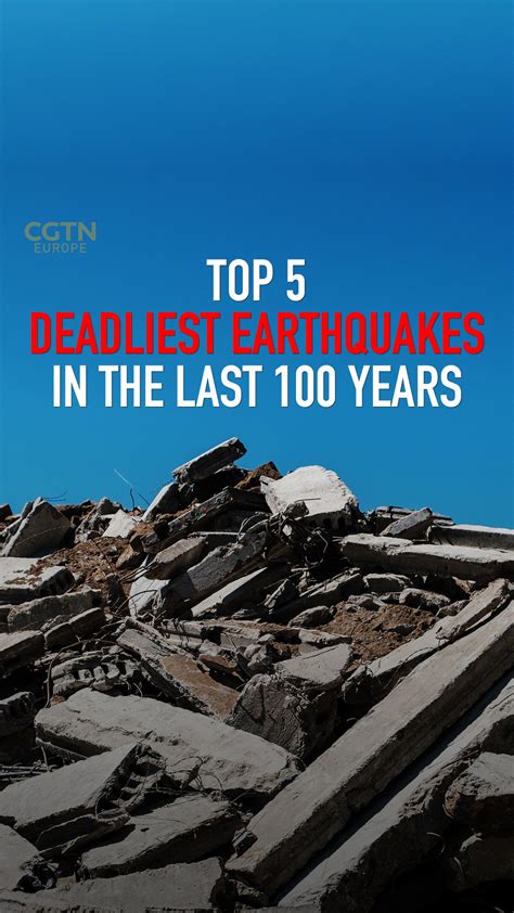 Where were the 10 deadliest earthquakes in the last 100 years? - CGTN