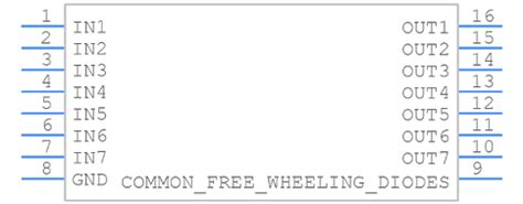 ULN2004A Darlington Array: Pinout, Equivalent and Datasheet