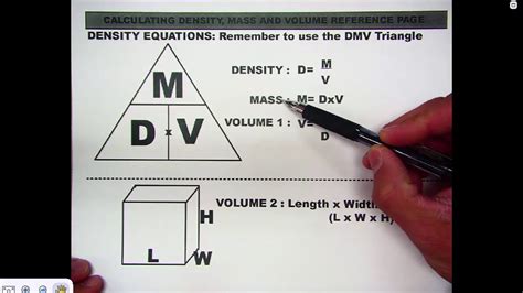 Density, Mass, Volume Calculations: NYS Intermediate Science Lab Practical Exam - YouTube